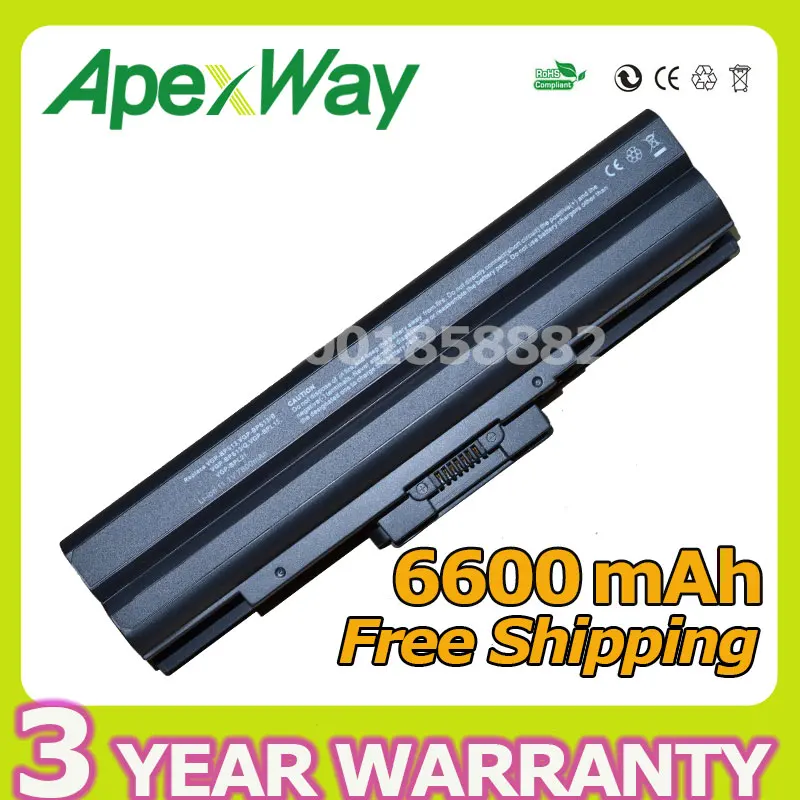 Apexway 9 батарея сотового ноутбука для Sony VGP BPS13A/R BPS13AB BPS13B/B BPS13B/Q BPS21 BPS21A BPS21B|laptop battery for