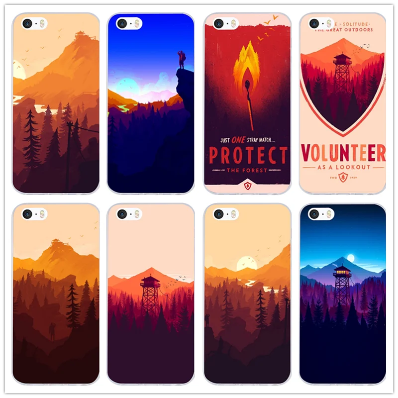 Мягкие чехлы из ТПУ для мобильных телефонов чехол Gorgerous Firewatch ультра тонкий