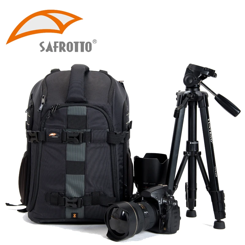 Safrotto Professional Video Photography Tripod Bags Big Capacity DSLR SLR Waterproof Shockproof Camera Multifunctional Backpack цена Safrotto Professional Video Photography Tripod Bags Big Capacity DSLR SLR Waterproof Shockproof Camera Multifunctional Backpack цены онлайн