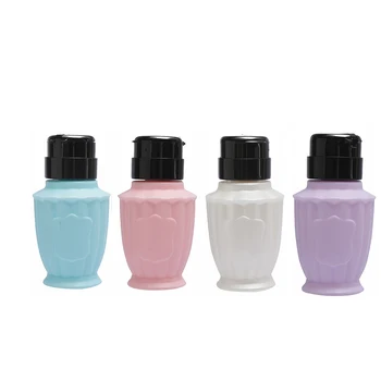 

1PC Pump Liquor Press Empty Nail Polish Dispenser Bottles Remover Cleaner Make Up Refillable Container Atomizer Spray Bottle