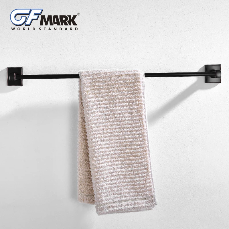 GFmark Черный Античный вешалка для полотенец Toallero ORB поверхности висит стержень