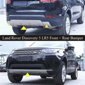 

For Land Rover Discovery 5 LR5 2017.2018 Front + Rear Bumper Diffuser Stainless steel Bumpers Guard skid plate HLONGQT