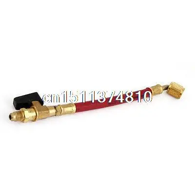 

Air Conditioner Refrigeration Charging 1/4SAE to 1/4SAE Hoses Plumbing Tool