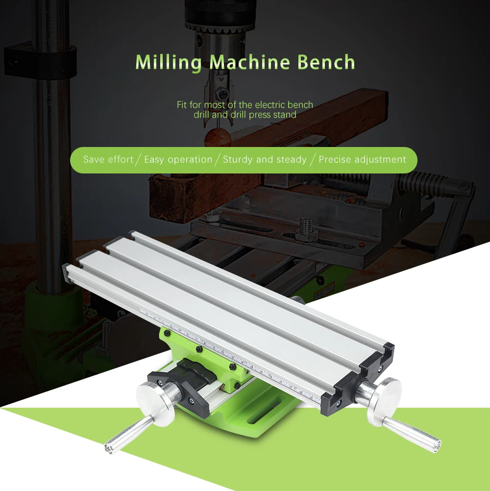 Hot Multifunction Milling Machine Bench Mini Working Cross Table Worktable Bench For Drill Milling Machine 10 X 90mm