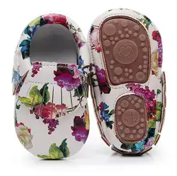0-4 года детские из искусственной кожи обувь бахрома жесткая подошва для новорожденных мальчиков девочек детские мокасины обувь резиновая