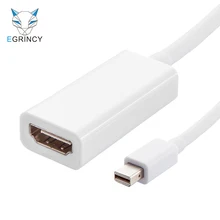 EGRINCY Mini DisplayPort To HDMI อะแดปเตอร์หญิง Mini DP Thunderbolt Converter สำหรับ MacBook Mac Mini iMac โปรเจคเตอร์(China)