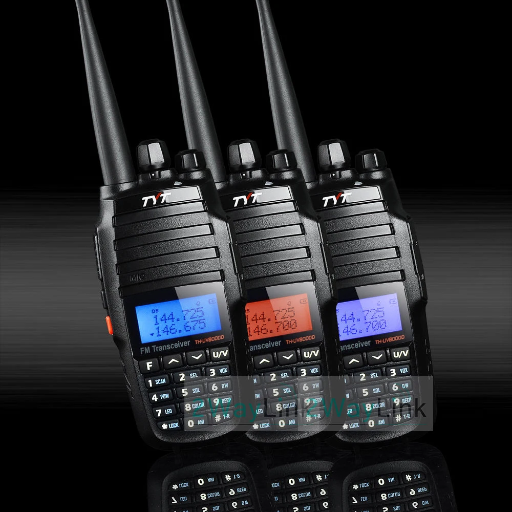 TYT TH-UV8000D портативная рация 10 км двухдиапазонный VHF& UHF 10 Вт 10 км любительский радиоприемник 3600 мАч функция перекрестного ретранслятора радиоприемник TYT