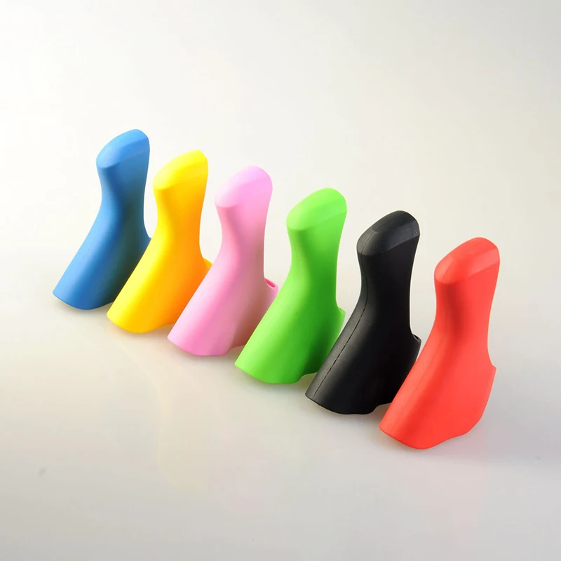 Bicycle Hand Change Protective Sleeve For Shimano Road Bike 470058006800 6 Colors Silica Gel Sleeve Cover Durable PA0103 (9)