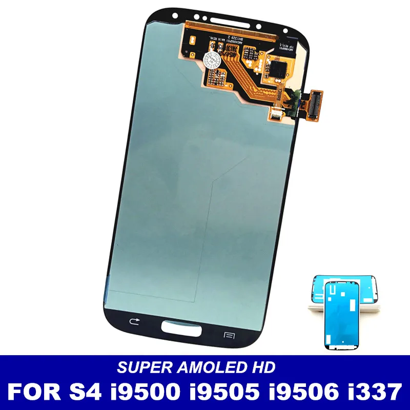 Активно-матричные осид, ЖК-дисплей для samsung Galaxy SIV S4 i9500 i9502 i9505 i9506 i9515 i959 i337 i545 M919 L720 R970 Дисплей Сенсорный экран планшета
