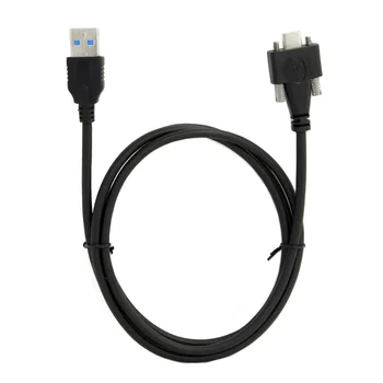 

CY USB 3.1 Type-C Dual Screw Locking to Standard USB3.0 Data Cable 1.2m 2m 3m 8m Panel Mount Type