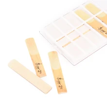 10 шт. трости для кларнета прочность 2-1/2 тростниковый бамбук деревянный духовой инструмент Запчасти и аксессуары