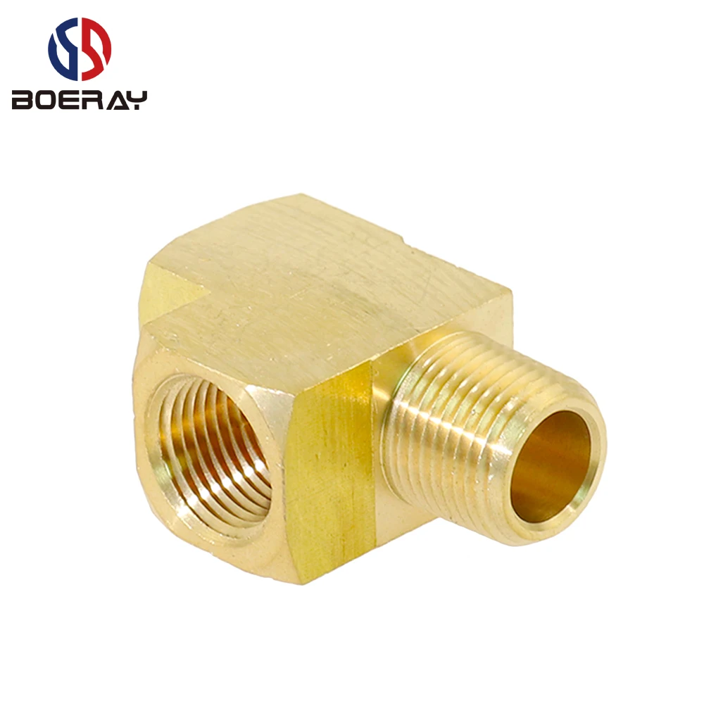 Manometro 1/4 BSPT Ottone, 1 Manometro Filettato Manometro Con Doppia Scala Per Misurazione Della Pressione Dell'Acqua Gasolio (0-30psi 0-2bar - Foto 9