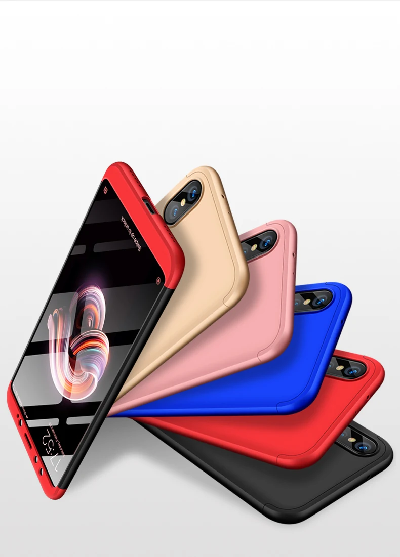 Чехол для Xiaomi A2 с полной защитой на 360 градусов ударопрочный жесткий чехол из