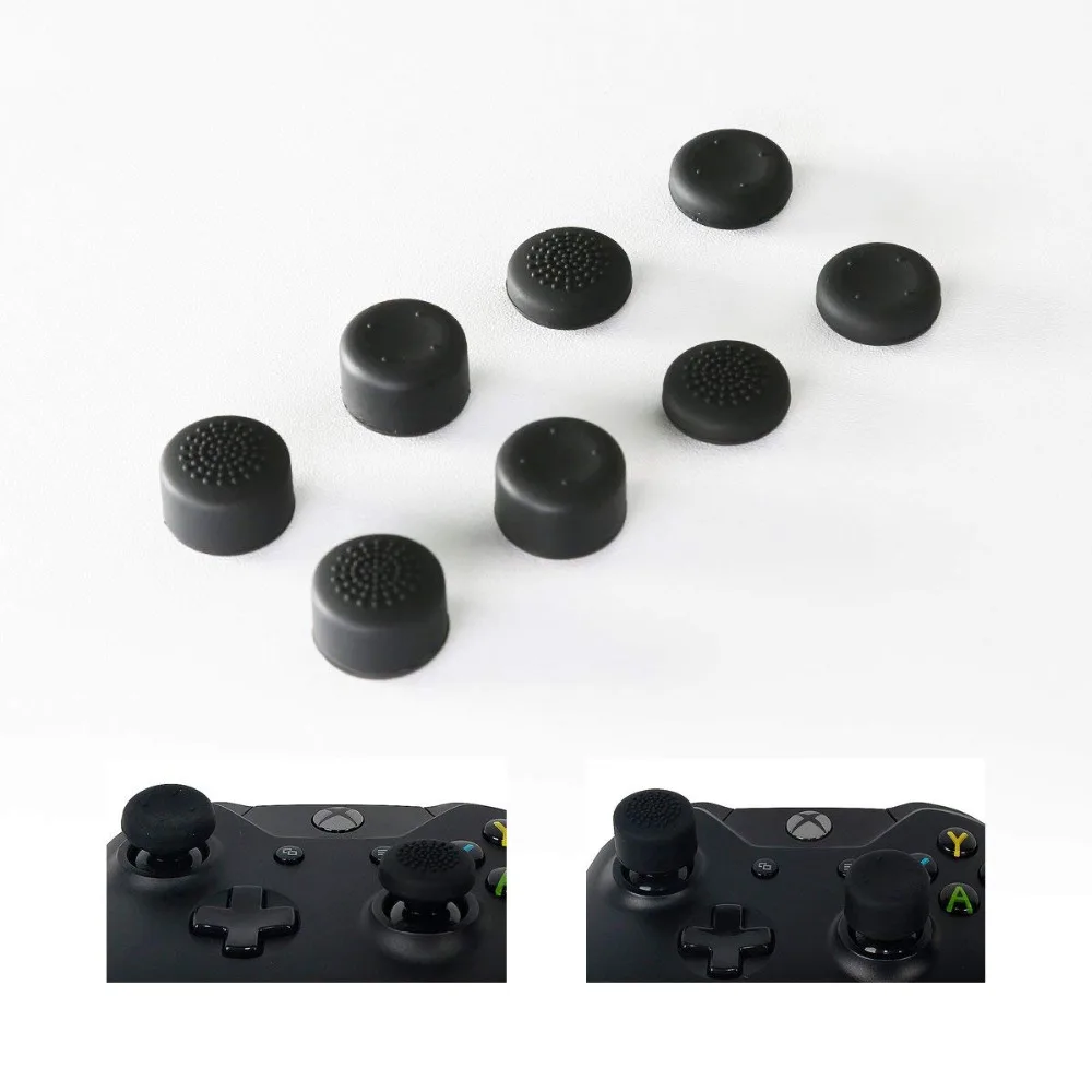 

8Pcs Thumb Grips Thumbstick Joystick Cap Cover For for PS4, Switch PRO, PS3, Xbox 360, Wii U tablet, PS2 Dualshock 4 controller