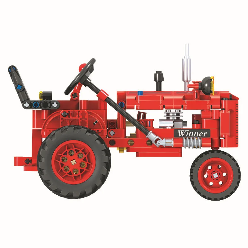 New 302pcs Technic Classic Old Tractor DIY building block Bricks Model For Kids
