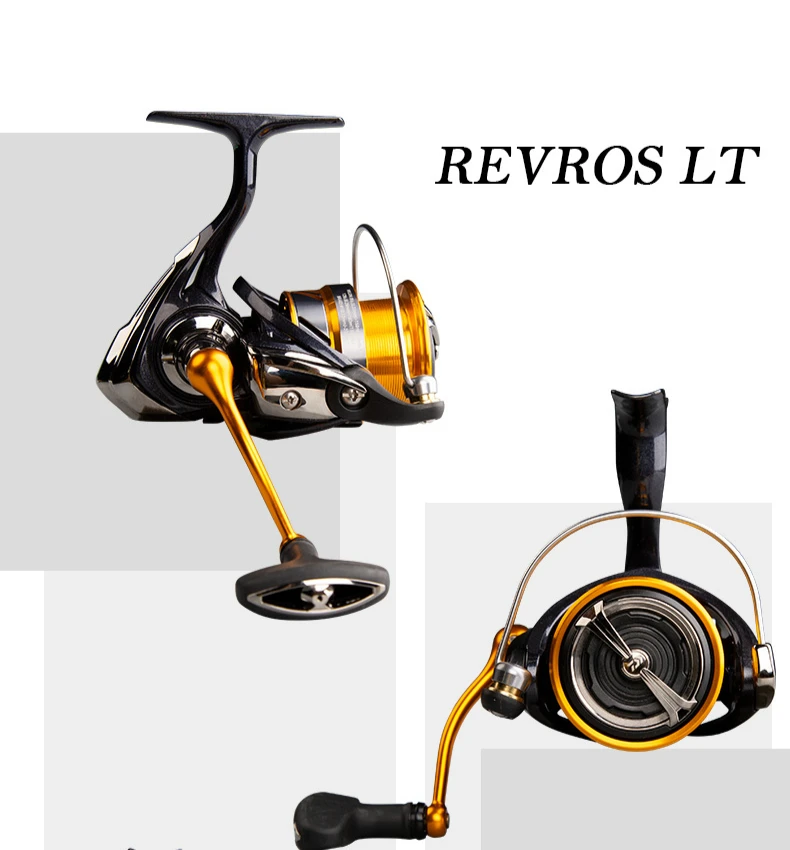 Оригинальная спиннинговая Рыболовная катушка DAIWA REVROS LT, 1000, 2000, 3000, высокое соотношение, 6,2: 1, Макс., 12 кг, спиннинговая катушка для соленой воды