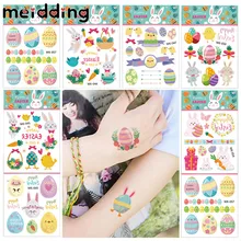 5pcs Easter Party Favors Assorted Easter Theme Temporary Tattoo Bunny Rabbit Easter Egg Design Temporary Tattoo For Children Toy 5pcs Easter Party Favors Assorted Easter Theme Temporary Tattoo Bunny Rabbit Easter Egg Design Temporary Tattoo For Children Toy
