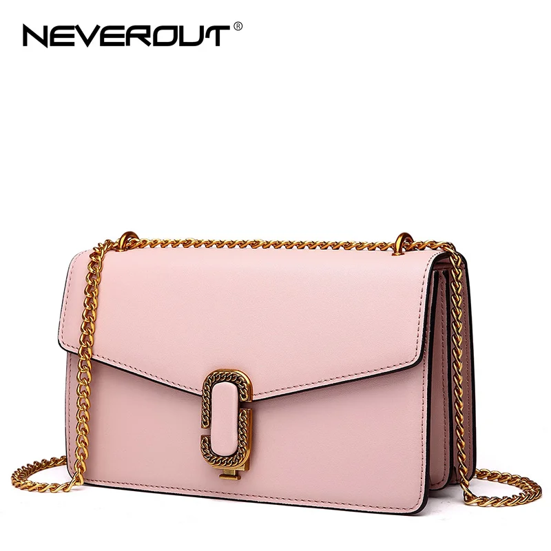 

NeverOut High Quality Split Leather Retro Button Bag Shoulder Sac Women Cover Flap Bags Brand Messenger Bags Crossbody Bag