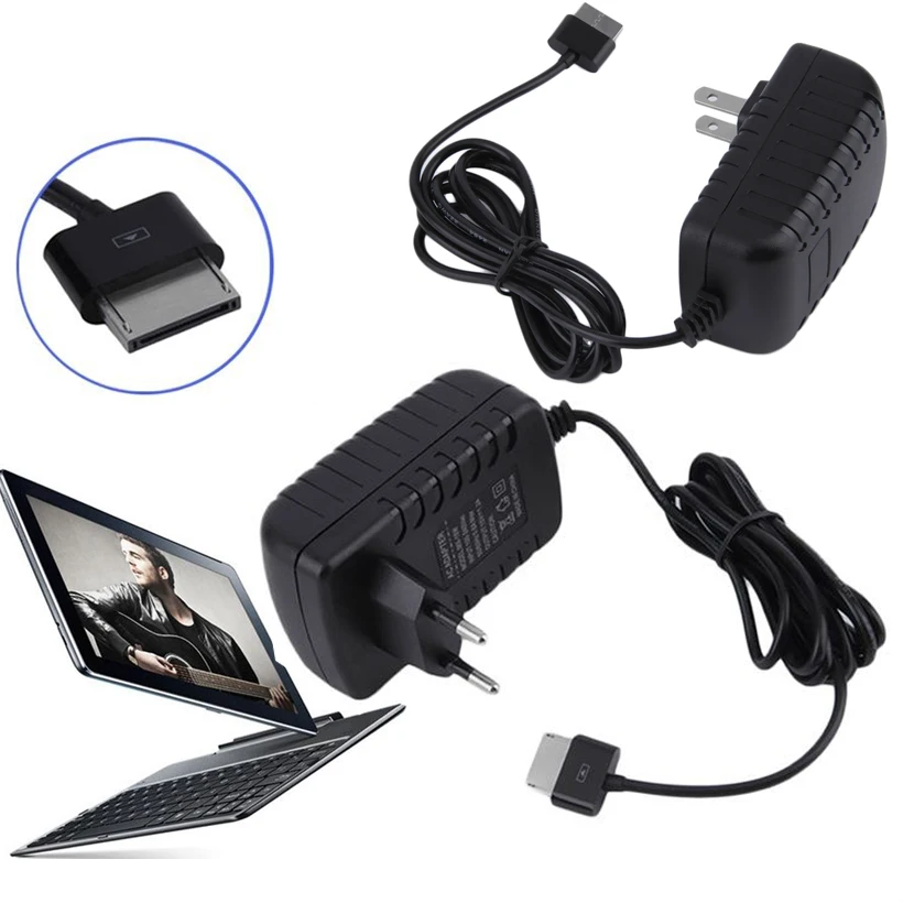 15V 1.2A AC Wall Charger US or EU Plug Travel Power Supply Adapter for ASUS VivoTab RT TF600