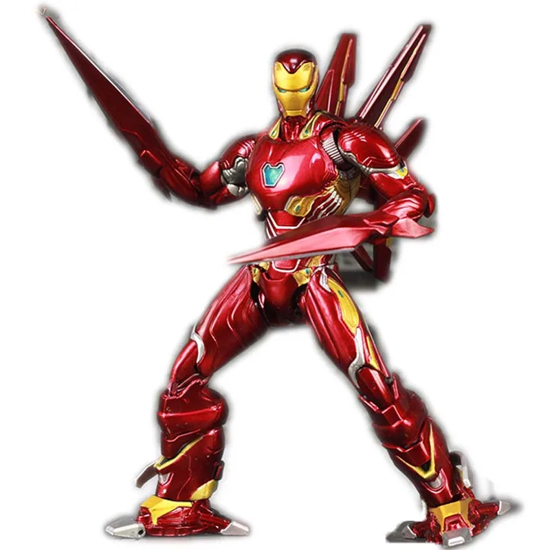 

NEW Avengers 4 Endgame Iron Man reactor MK 85 6" Repaint Custom Action Figure Ironman Mark 85 KOs SHF Nano Armor kid toys