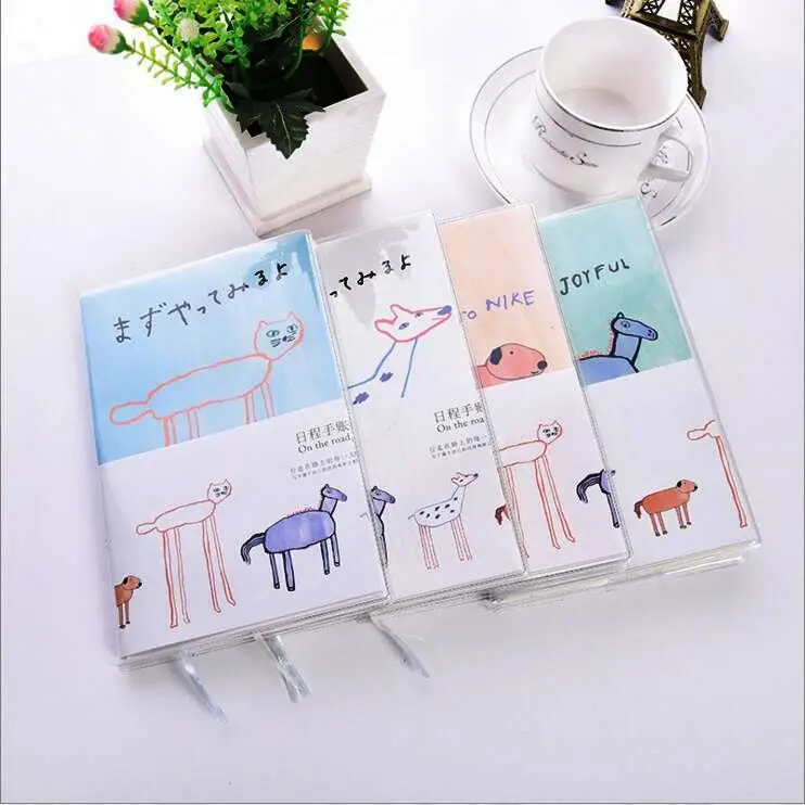 

On the Road" Cute Weekly Planner To Do List Notebook Study Agenda Rubber Cover Diary Journal