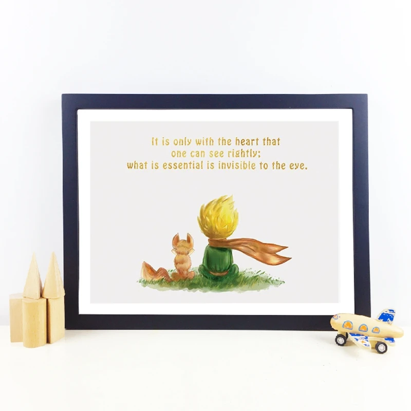 The Little Prince Canvas Painitng  Baby Boy Room Decor
