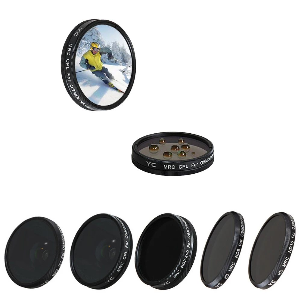 

1pcs Lens Filters UV CPL ND2-400 ND8 ND16 Camera Lens Filter for DJI OSMO Inspire1 X3