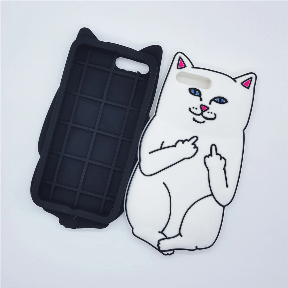 NEW 3D Cartoon Animals Rock Cute Black Corna Cat Soft Silicone Case Cover For iPhone 4 4G 4S 5 5G 5S 5C 6 6S 7 7S & Plus NEW 3D Cartoon Animals Rock Cute Black Corna Cat Soft Silicone Case Cover For iPhone 4 4G 4S 5 5G 5S 5C 6 6S 7 7S & Plus