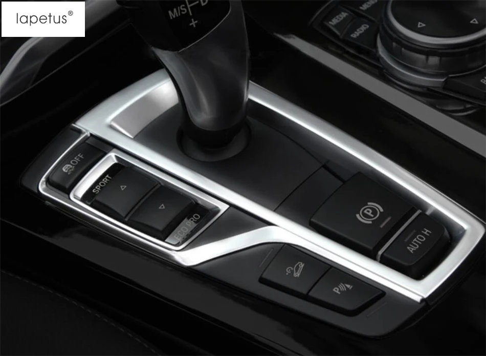 Lapetus аксессуары для BMW 5 серии F10 2011-2016X3 F25 X4 F26 2012- матовый киоск коробка переключения передач литьевая крышка комплект отделка