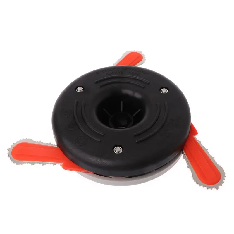 1Set Dual-Use Hay Mower Head Mower Blade Nylon Weeder Head with Blade for Home Garden Mower Accessories