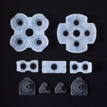 

Aipinchun 5Sets Silicon Rubber Button Contact Pads Set for PS4 PlayStation 4 DualShock Controller Buttons Touches Repair Parts