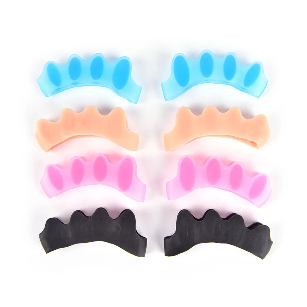 Silicone Foot Care Gel Bunion Protector Toe Separators Straightener Spreader Correctors Hallux Valgus Correction 1 Pair