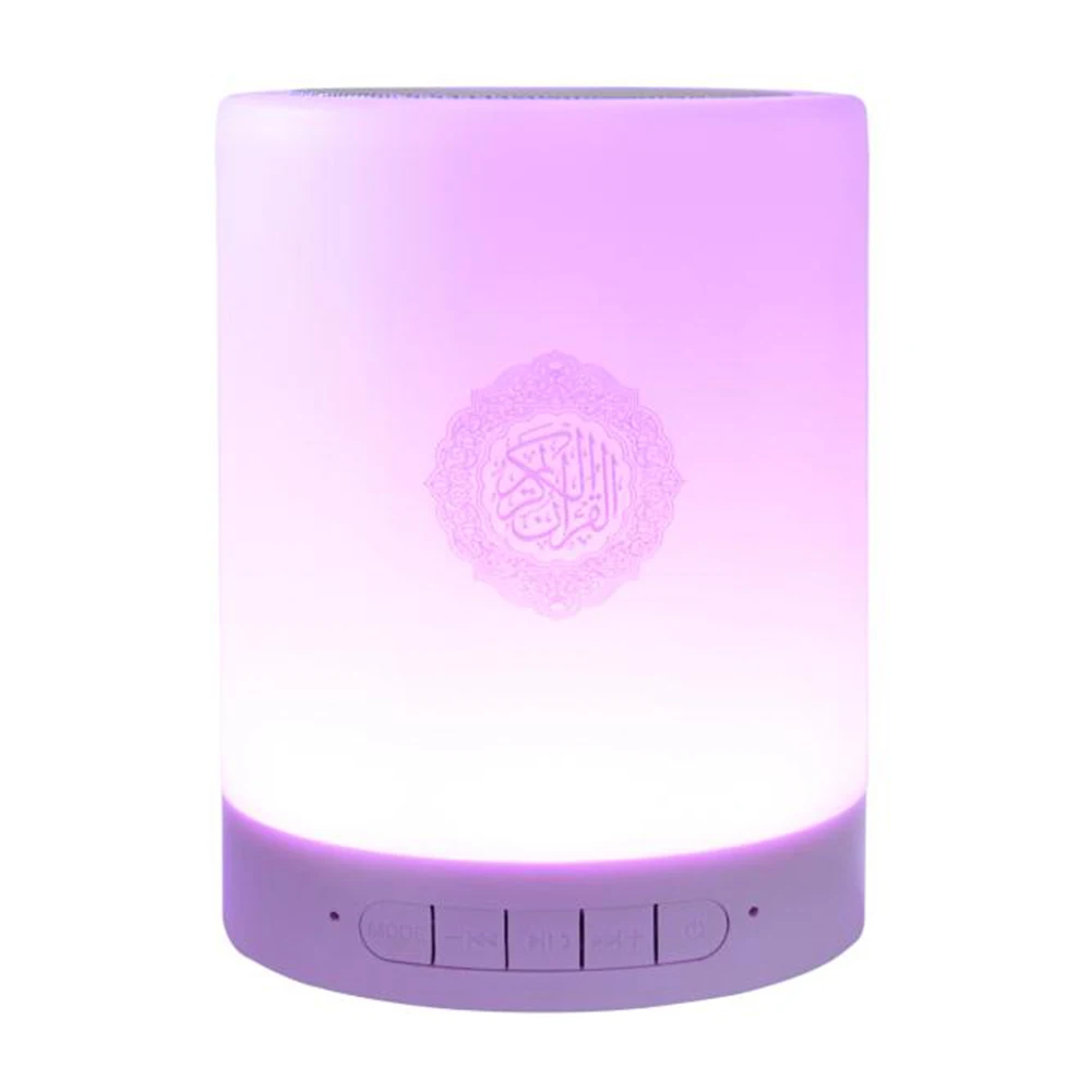 

Wireless Remote Control Bluetooth Speaker SQ212 Protable Quran Speakers MP3 FM Radio Touchs LED Lamp With 16 Languages IJS998