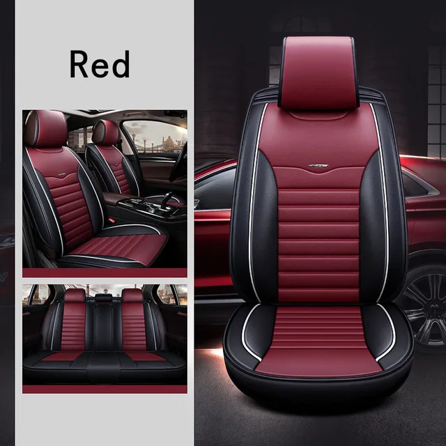 Leather universal car seat cover car cushion pad for toyota prado 120