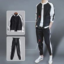 Ropa + Pantalones primavera y otoño ropa sanitaria de edición coreana delgada ropa deportiva juvenil en otoño e - AliExpress de hombre