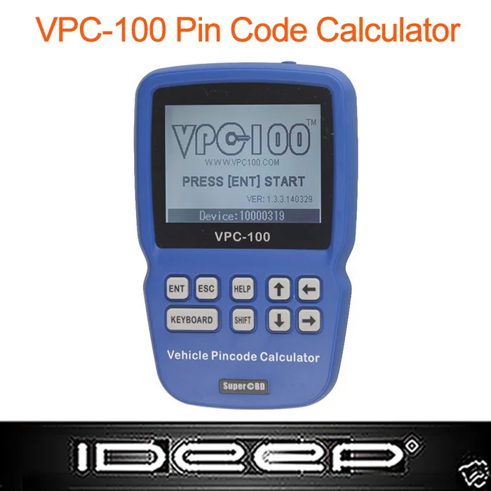 VPC-100 Pin Code Calculator |