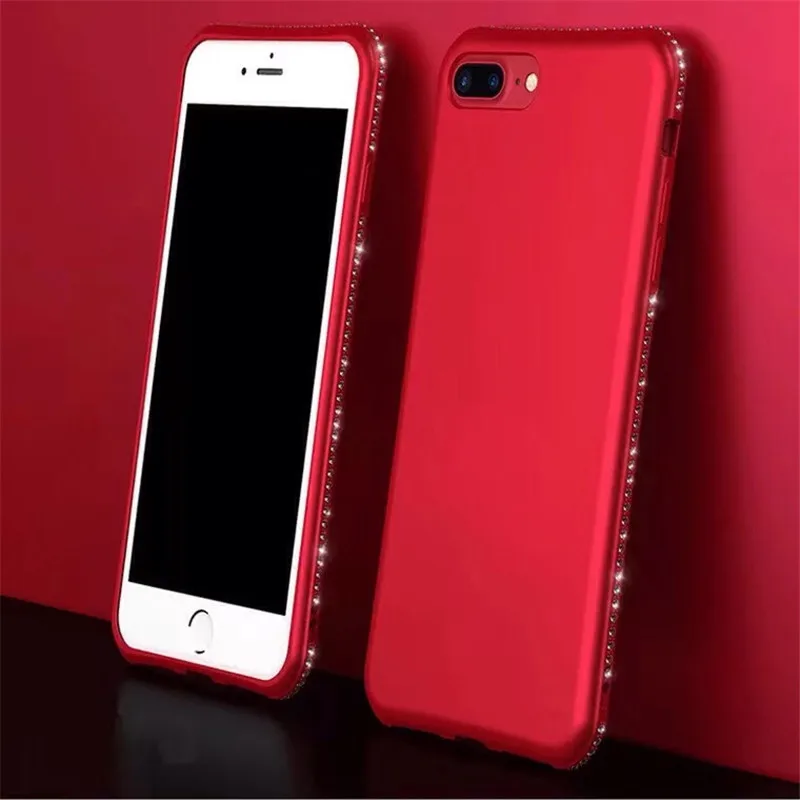 Алмазный силиконовый мягкий чехол для Samsung Galaxy S8 S9 Plus S7 Edge A3 A5 A7 J3 J5 J7 2016 2017 A6 A8 2018