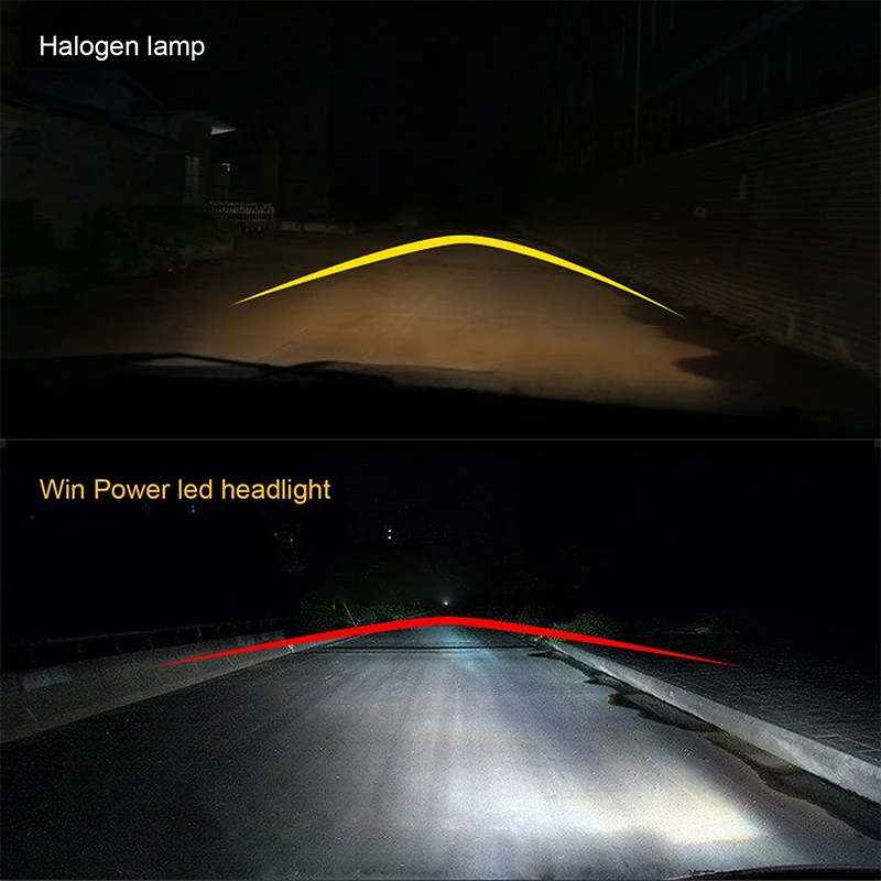 Автомобильные светодиодные фары OKEEN T1 H4 H7 LED H1 H3 H11 880 H13 9005 9006 9012 70 Вт 7000lm 6000K|Фара для