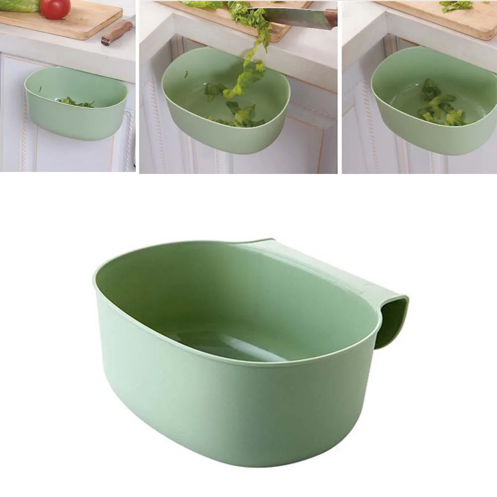 

2019 hot sale Environmental Hanging Kitchen Cabinet Door Trash Rack Style Storage Garbage Boxs kitchen gadgets