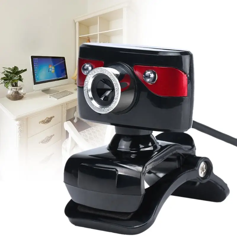 A886 USB 1,3 мегапиксельная камера Веб-камера для компьютера Камера вращающийся веб-камера с микрофоном Поддержка Ночное видение для ПК с