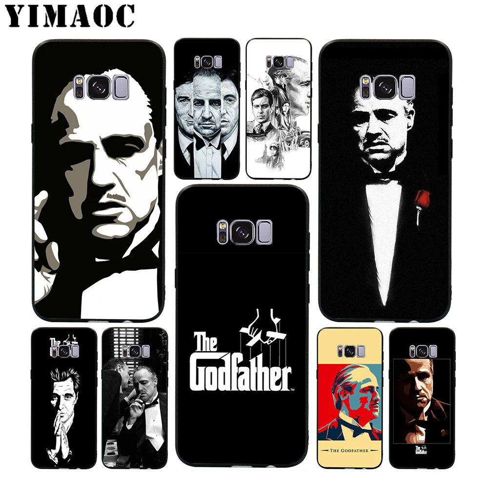 Мягкий чехол YIMAOC The Godfather для Samsung Galaxy S10 S10e S9 S8 A6 Plus S7 S6 Edge A7 A5 A3 J6 Note 9 8 |