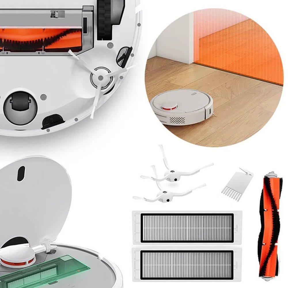 Sweeping Robot Cleaning Brush Suite Set For Xiaomi Accessories Spare Parts Fittings Assemblies Component Cleaning Brush Kits