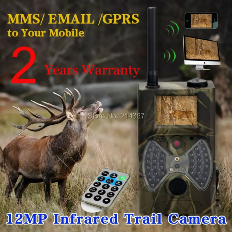 Камуфляж HD Звероловства GPRS и MMS дикой природы камеры 1080x720 Trappter ММС камеры Бесплатная доставка