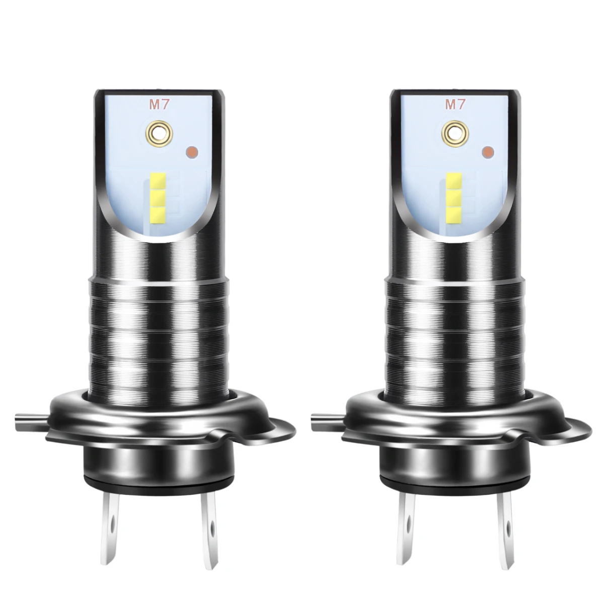1 пара H7 светодиодный налобный светильник, набор для преобразования ламп 13000лм 50 Вт, автоматический налобный светильник, автомобильный светильник 6000K 12V24V Canbus, лампа без ошибок белого цвета