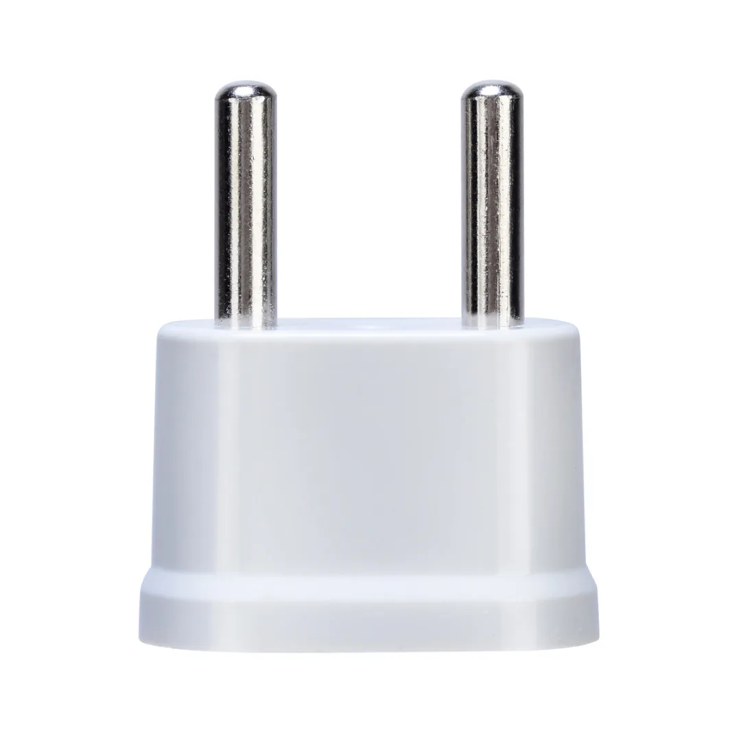 1pc US To EU Plug Power Adapter White Travel Power Plug Adapter Converter Wall Charger 1pc US To EU Plug Power Adapter White Travel Power Plug Adapter Converter Wall Charger