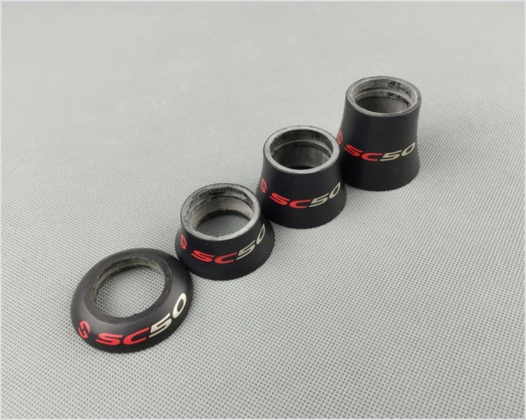 1pc Bike headset carbon washer road mountain bike carbon cover fork