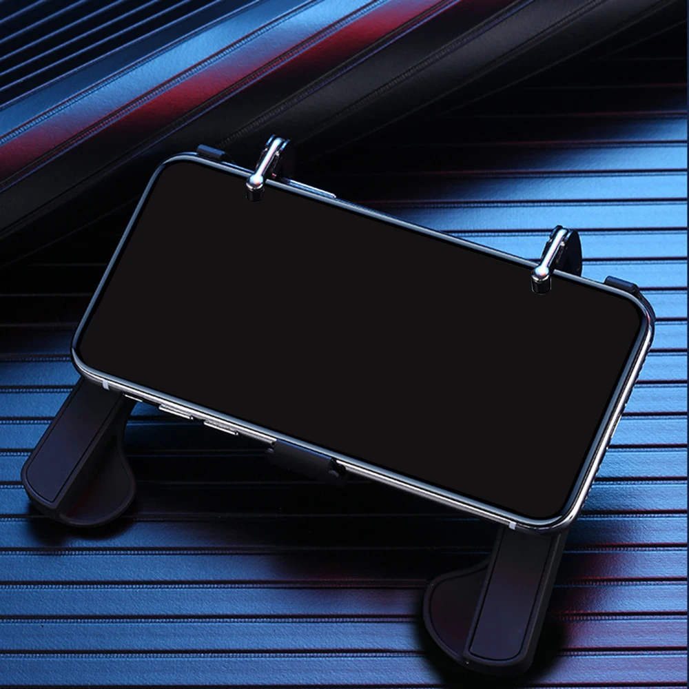  for PUBG Game Controller Gamepad Metal Trigger Shooting Free Fire Gamepad Joystick for IOS Android 
