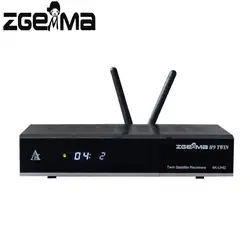 2 шт./лот лучший новый цифровой ZGEMMA H9TWIN 4 K телеприставка IPTV Box Linux OS Enigma2 H.265/HEVC DVB-S2X + S2X CA + 2 * беспроводной доступ в Интернет + 2 * Си плюс