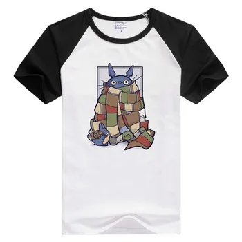 

Doctor Who Totoro short sleeve casual Men Women T-shirt Comfortable Tshirt Cool Print Tops Fashion Tees GA1451
