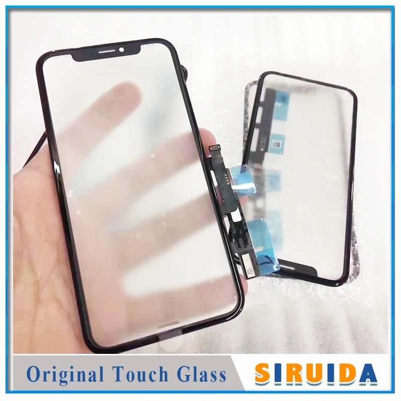 

New ios 100% Original LCD Screen Front Touch Glass Lens Panel With Frame Add OCA Film For iPhone XR Refurbishment Repairing